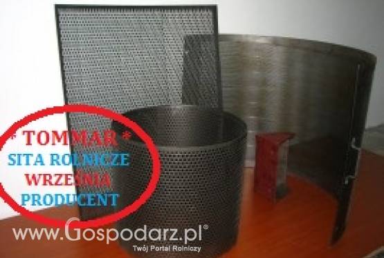 SITA ROLNICZE ,sita do wialni,czyszczalni,młynów  *TOMMAR* PRODUKCJA
