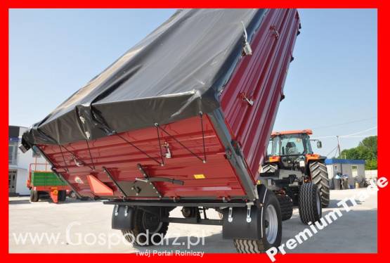 NOWA Przyczepa Wywrotka Trójstronna ZASŁAW D 737