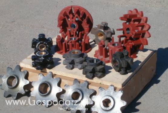 Koła palczaste, kieszeniowe, łańcuchowe