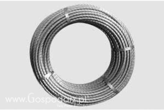 Lina stalowa pleciona 114-drutowa 16 mm