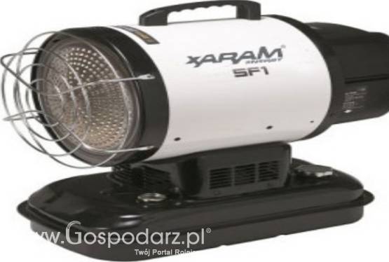 Promiennik olejowy, stanowiskowy i mobilny o mocy 17 kW