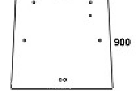 MASSEY FERGUSON - szyba tylna zielona. Seria MF: 3000