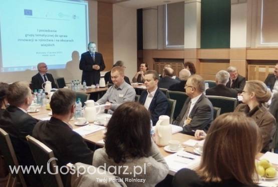 Rozmawiali o innowacyjnosci w rolnictwie i na obszarach wiejskich