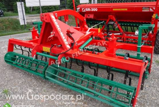Agregat uprawowo-siewny 3,0 m Agro-Masz Nowy Uprawówka