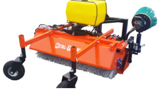 Zamiatarka komunalna 2,4 m METAL - TECHNIK szczotka zbiorniki