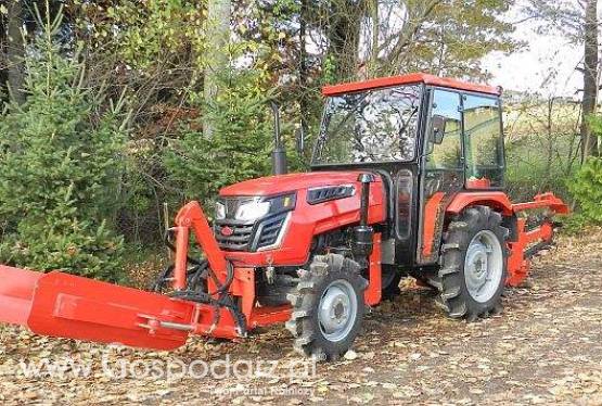 Samobieżna koparka łańcuchowa  z zasypywarką zabudowana na ciągniku wolnobieżnym 50km 4x4