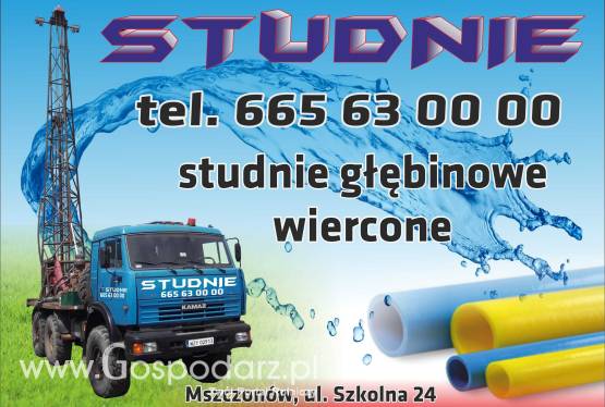 STUDNIA STUDNIE WIERCONE GŁĘBINOWE