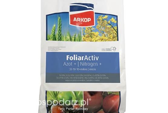 Nawóz NPK - FoliarActiv Azot 33-10-10 + mikro