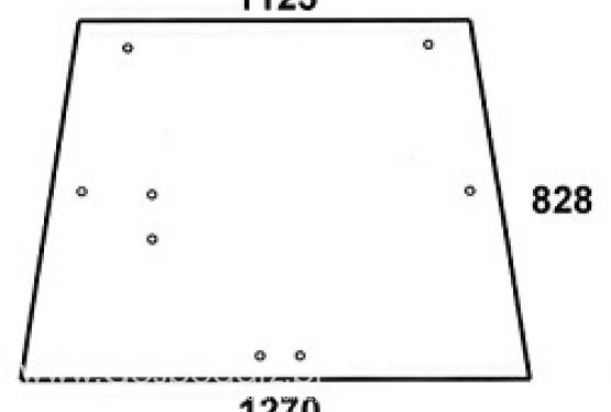 JOHN DEERE szyba tylna zielona do Kabiny SG 2