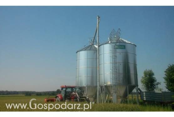 Silosy zbożowe z lejem zewnętrznym