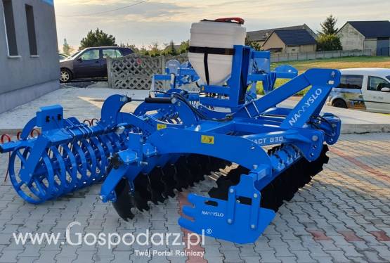 Brona talerzowa z siewnikiem poplonu Exact G Spread S