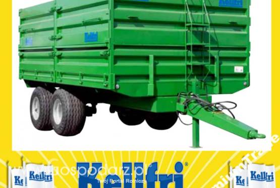 NOWA Przyczepa 10T Wywrotka PODWÓJNA RAMA + TANDEM