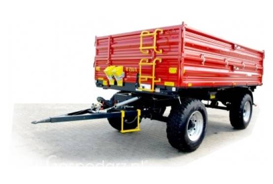 Przyczepa rolnicza T711/1-8t- METAL FACH