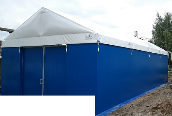 Hala namiotowa plandeka PCV blacha trapezowa płyta PUR