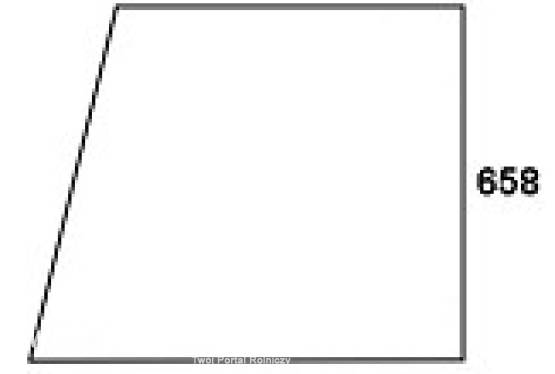 DEUTZ - szyba drzwiowa górna