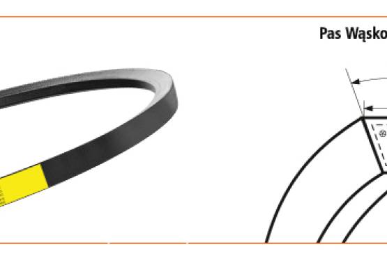 Pasy klinowe wąskoprofilowe