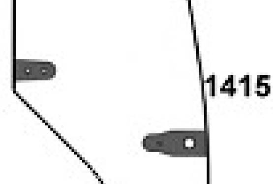 CASE / STEYR - szyba drzwiowa prawa zielona z nadrukiem MX