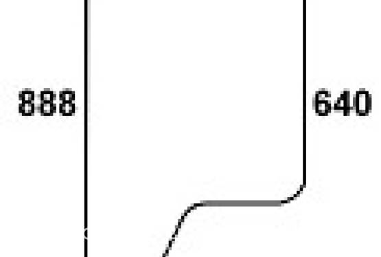 CASE / STEYR - szyba drzwiowa P / L brązowa do kabiny: XL