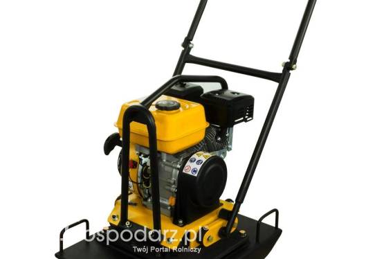 ZAGĘSZCZARKA rewersyjna z obrotowym uchwytem. Masa 95 kg, silnik benzynowy 6.5 km, nacisk 22 kN