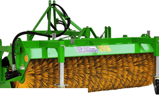 Zamiatarka komunalna ciągnikowa POM AUGUSTÓW 2,0 m szczotka zbiorniki