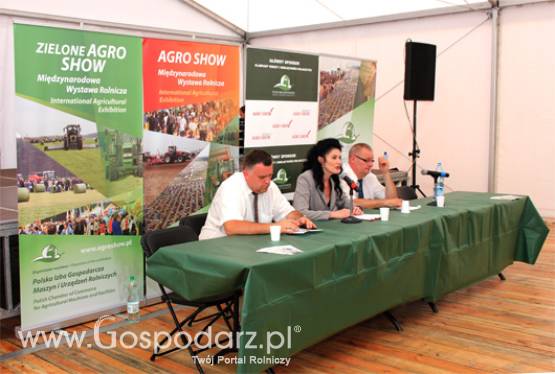 Konferencja prasowa dotycząca targów Zielone Agro Show 2011