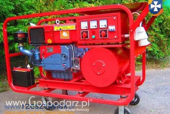 Agregat prądotwórczy 12KW napęd silnik diesla