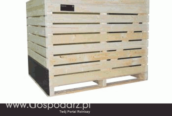 Skrzynia ażurowa standardowa z łącznikiem ze sklejki