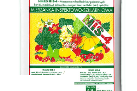 MIS 4 (Mieszanka nawozowa inspektowo-szklarniowa)