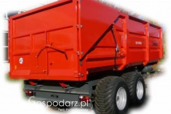 SPC (16, 20 t) Przyczepy skorupowe tandem, hydrauliczne otwieranie klapy tylnej.