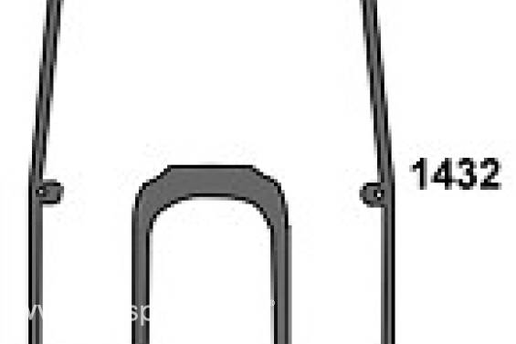 JOHN DEERE - szyba przednia seria 6000