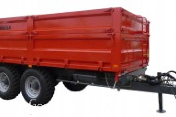 SPT (10, 12, 14, 16 t) Przyczepy burtowe tandem, możliwość demotażu wszystkich burt