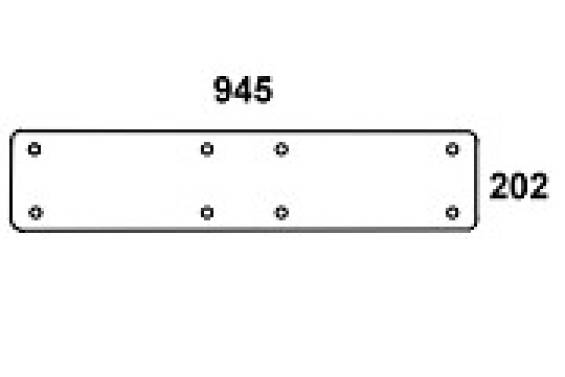 JOHN DEERE - szyba tylna dolna do kabiny MC1 CC2