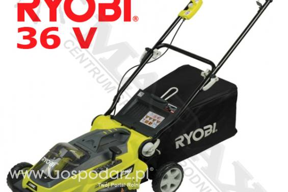 Kosiarka Akumulatorowa Ryobi RLM3640LIAkumulator 36V, szer. cięcia: 40,0cm, ciągła praca 35 min