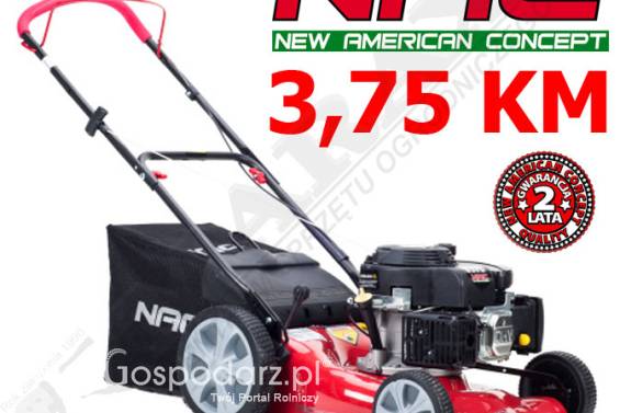 Kosiarka spalinowa NAC C460H moc 3.75KM, szer. cięcia: 46.0cm, z koszem