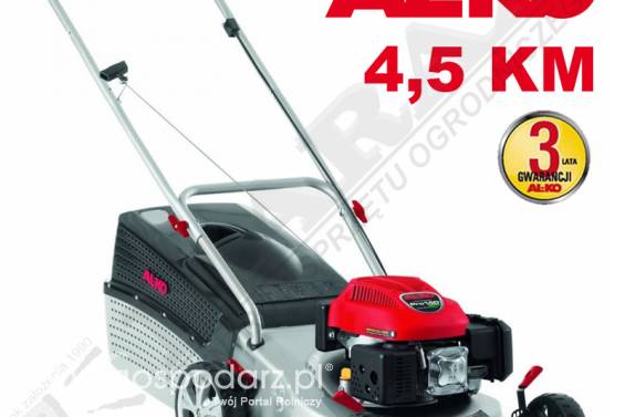 Kosiarka spalinowa ALKO Silver 42 B-A Comfort 3w1moc 4,5 KM, szer. cięcia: 42.0cm, kosz, mielenie, OHV AL-KO Pro 140 QSS