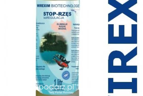 Preparat eliminujący rzęsę wodną WIREXIM BIOTECHNOLOGIE Stoprzęs-1 pojemność: 1 l., eliminuje rzęsę wodną