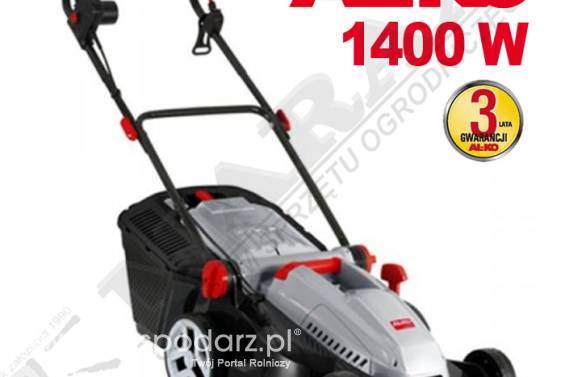 Kosiarka elektryczna ALKO CLASSIC 3.8E PLUS moc 1.4kW, szer. cięcia: 38,0cm, z koszem