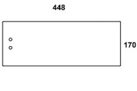 FENDT - szyba tylna dolna