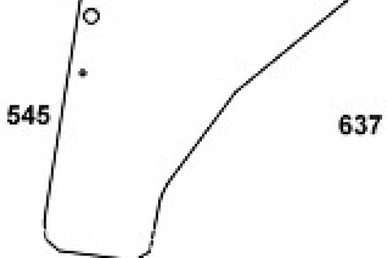 CASE / STEYR - szyba drzwiowa dolna zielona do kabiny: CS