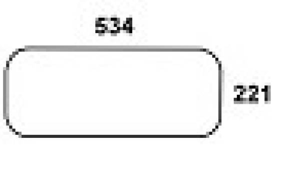 MASSEY FERGUSON - szyba tylna dolna przezroczysta. Seria: MF 3000