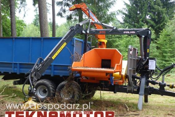 Rębak bębnowy Skorpion 350 RB do przyczepy zrywkowej - Teknamotor