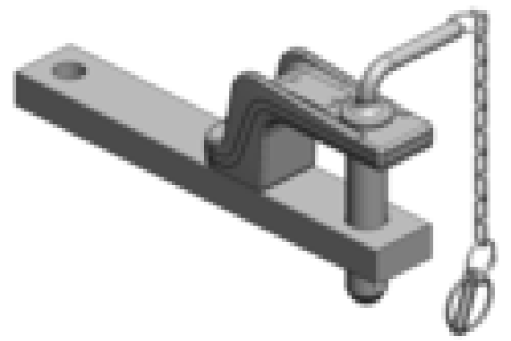 Zaczep polowy (belka polowa) STANDARD Scharmuller