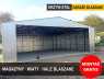 Garaż Blaszany Otwarty 10x8m - Hala Zadaszona - Wiata na Maszyny - GRZYWSTAL