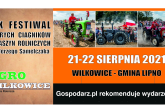 W 2021 Festiwal Starych Ciągników i Maszyn Rolniczych w Wilkowicach