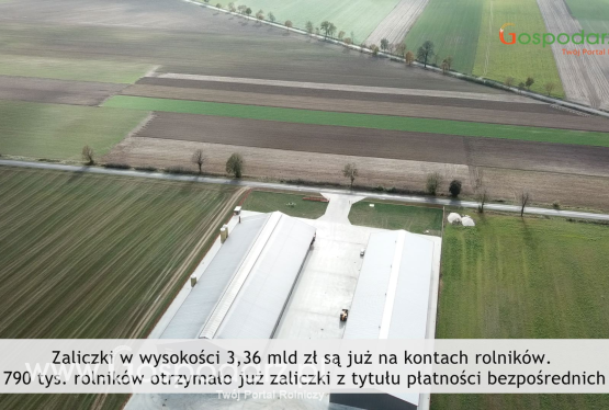 Tydzień Gospodarza - 790 tys. rolników otrzymało już zaliczki