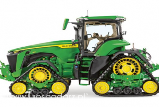 Czterogąsienicowy ciągnik rolniczy John Deere 8RX 410 - zgłoszony do Złoty Medal Polagra Premiery 2020