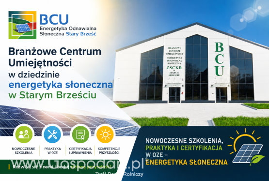 Branżowe Centrum Umiejętności w Starym Brześciu – energia ze słońca napędza przyszłość