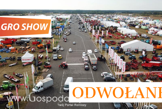 Odwołanie wystawy AGRO SHOW