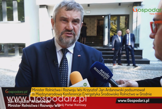 Minister Rolnictwa podsumował III Międzynarodową Konferencje Energetyka Środowisko Rolnictwo w Grodnie