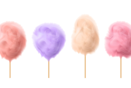 Wata cukrowa o obniżonej zawartości cukru